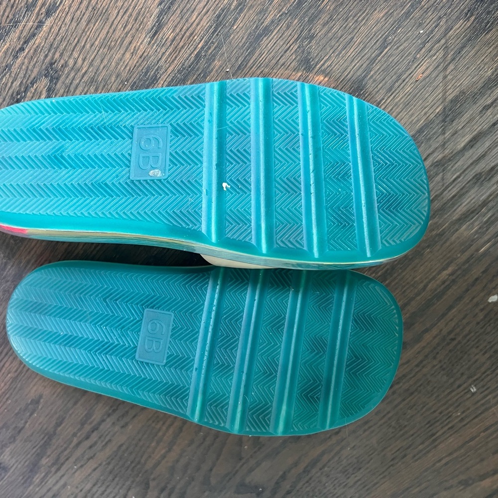 Tory Burch Bubble Jelly Iridescent Tuscan Sea - Picture 6 of 8